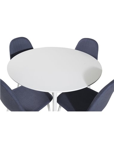 Matgrupp Plaza med Polar matstolar