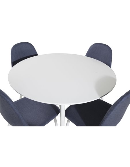 Matgrupp Plaza med Polar matstolar
