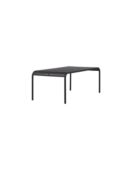 Matbord Borneo, 200 × 100 cm, Svart