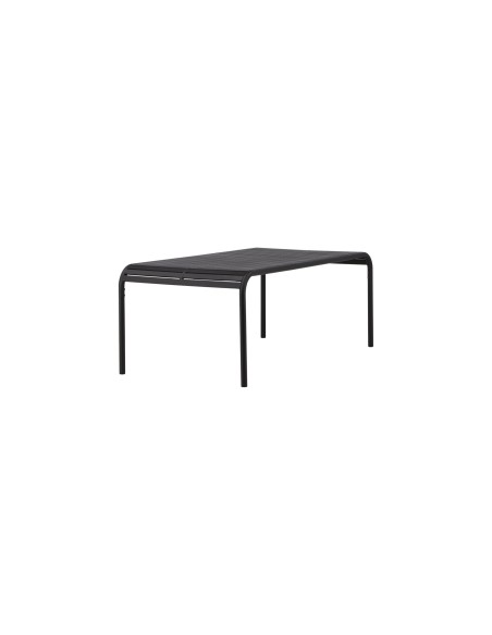 Matbord Borneo, 200 × 100 cm, Svart