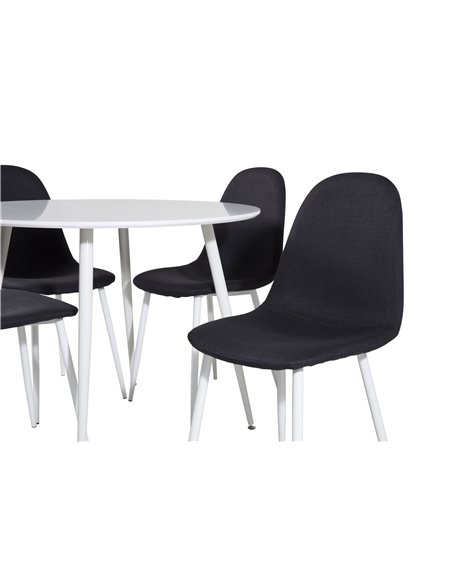Matgrupp Plaza med Polar matstolar