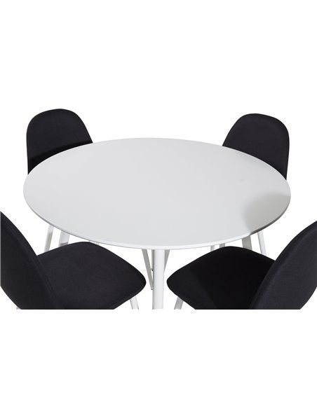 Matgrupp Plaza med Polar matstolar