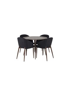 Matgrupp Plaza med Arch matstolar