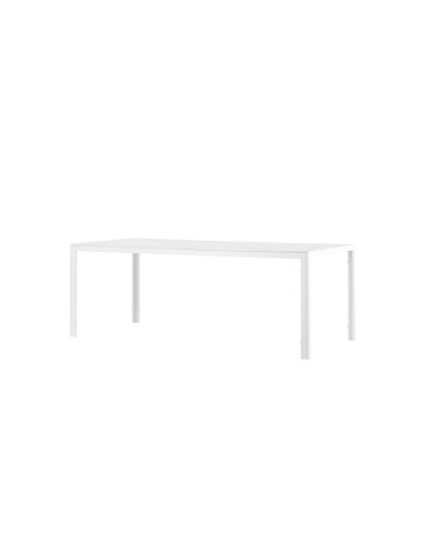 Matbord Break, 205 × 90 cm, Vit