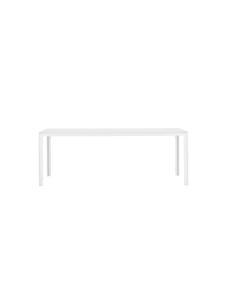 Matbord Break, 205 × 90 cm, Vit