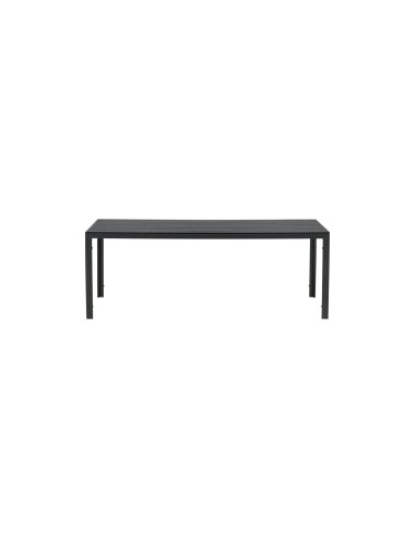 Matbord Break, 205 × 90 cm, Svart