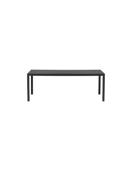 Matbord Break, 205 × 90 cm, Svart