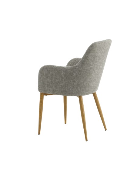 Matstol Comfort, Grå/Natur