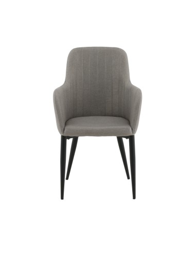 Matstol Comfort, Grå/Svart