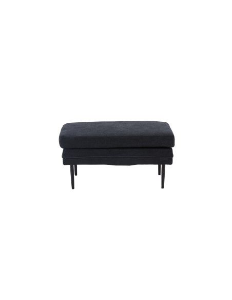 Fåtölj Boom Ottoman, 90 × 70 cm, Svart