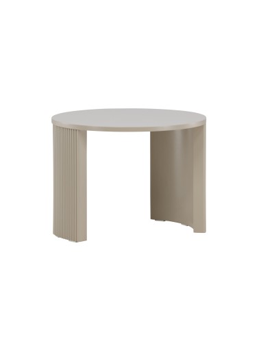 Runt soffbord Bristol, Ø60 cm, Beige
