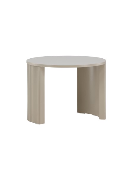 Runt soffbord Bristol, Ø60 cm, Beige