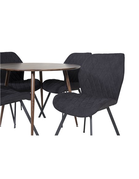 Matgrupp Plaza med Gemma matstolar