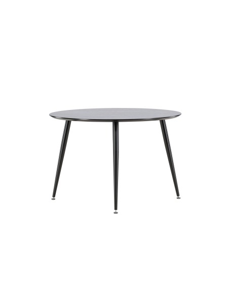 Runt matbord Dipp, Ø115 cm, Svart