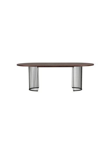 Ovalt matbord Hamneskär, 220 × 110 cm, Valnöt