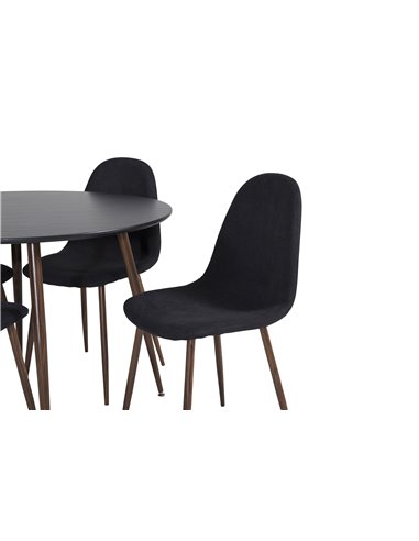 Matgrupp Plaza med Polar matstolar