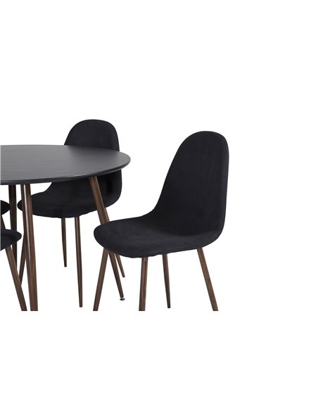 Matgrupp Plaza med Polar matstolar