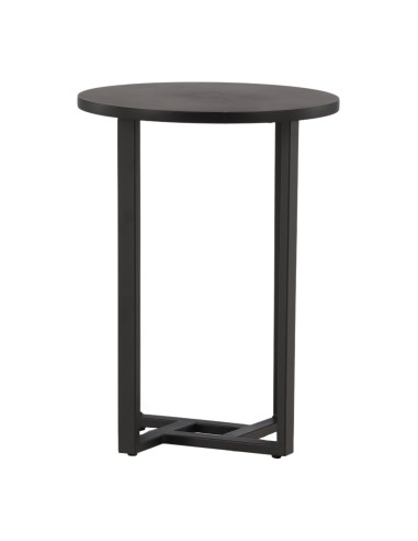 Runt soffbord Lawton, Ø40 cm, Svart