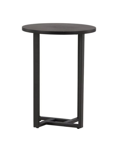 Runt soffbord Lawton, Ø40 cm, Svart