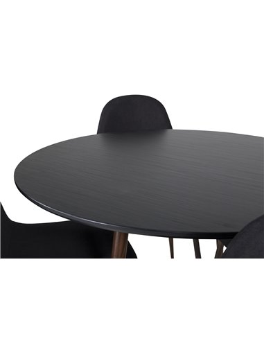Matgrupp Plaza med Polar matstolar