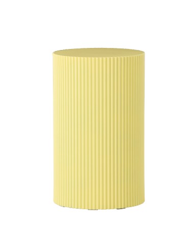 Runt sidobord Lenox, Ø30,5 cm, Yellow