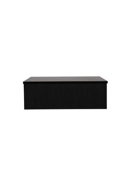 Soffbord Lenox, 90 × 90 cm, Svart