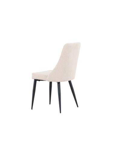 Matstol Leone, Beige/Svart