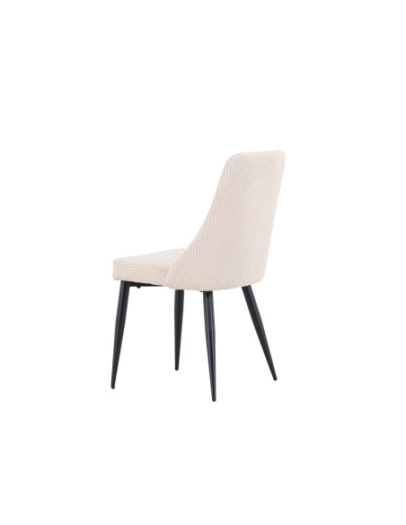 Matstol Leone, Beige/Svart