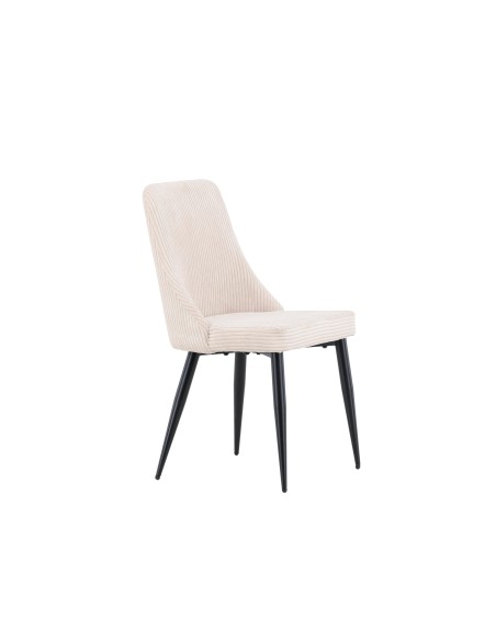 Matstol Leone, Beige/Svart