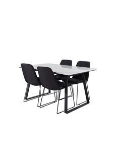 Matgrupp Estelle med Muce matstolar, 140 × 90 cm 2