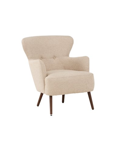 Fåtölj Lincoln, 68 × 77 cm, Beige