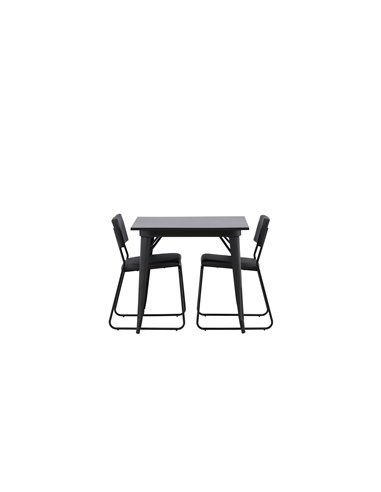 Matgrupp Tempe med Kenth matstolar, 80 × 80 cm