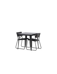 Matgrupp Tempe med Kenth matstolar, 80 × 80 cm 2