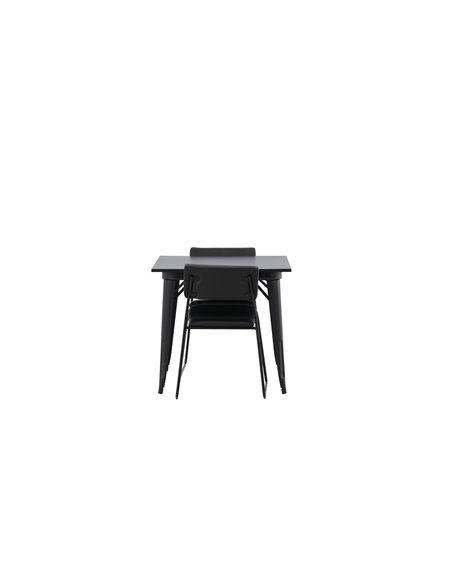 Matgrupp Tempe med Kenth matstolar, 80 × 80 cm