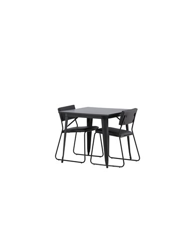 Matgrupp Tempe med Kenth matstolar, 80 × 80 cm