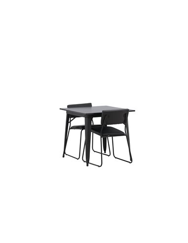 Matgrupp Tempe med Kenth matstolar, 80 × 80 cm