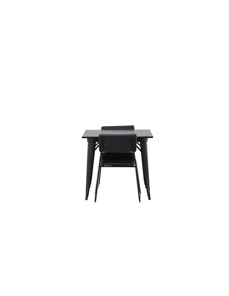 Matgrupp Tempe med Kenth matstolar, 80 × 80 cm