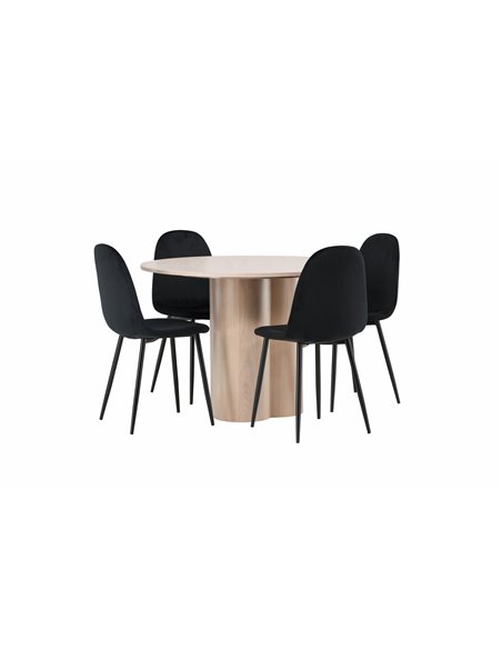 Matgrupp Olivia med Polar matstolar