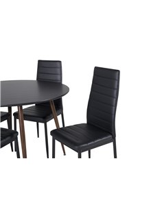 Matgrupp Plaza med Slim matstolar 2