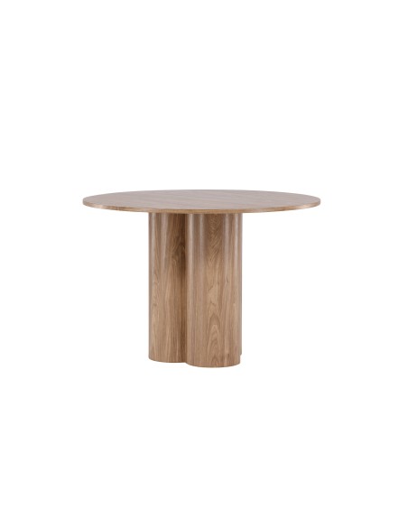 Runt matbord Olivia, Ø110 cm, Brun
