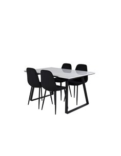 Matgrupp Estelle med Polar matstolar, 140 × 90 cm 2