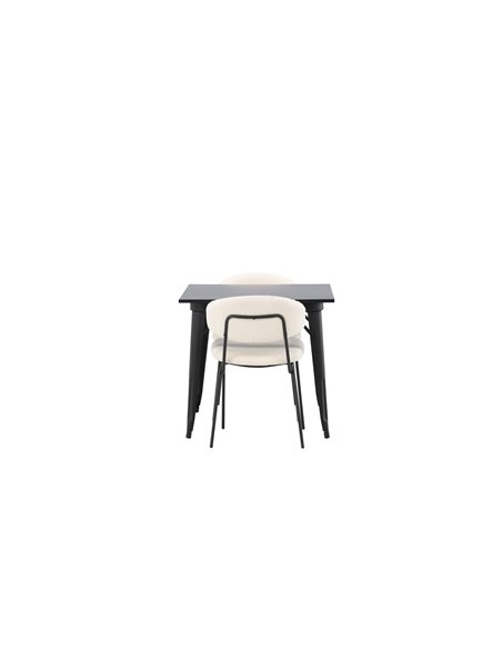 Matgrupp Tempe med Chico matstolar, 80 × 80 cm
