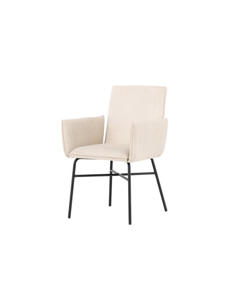 Matstol Petra, Beige/Svart