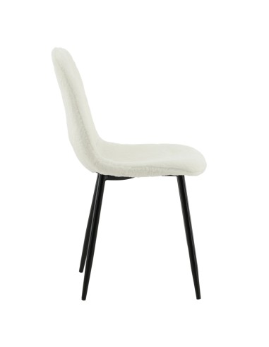 Matstol Polar, Vit/Svart