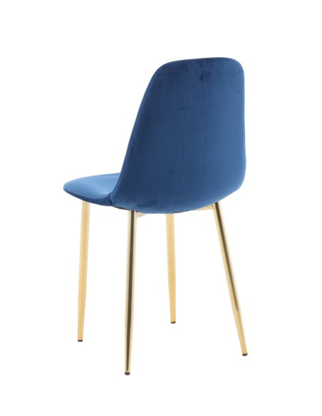 Matstol Polar, Blå/Guld