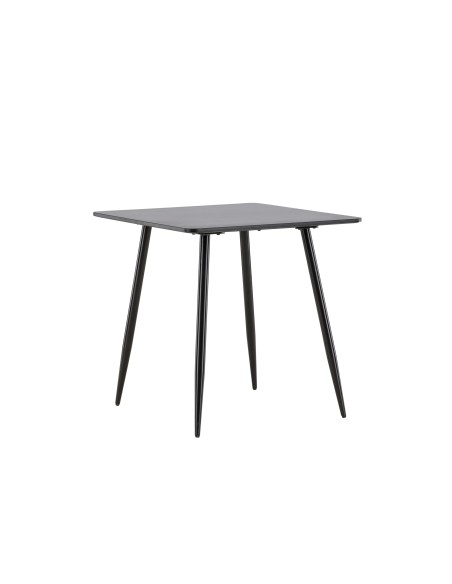 Matbord Polar, 75 × 75 cm, Svart