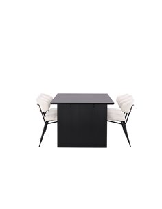 Matgrupp Vail med Chico matstolar, 200 × 100 cm