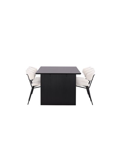 Matgrupp Vail med Chico matstolar, 200 × 100 cm