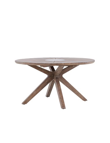 Runt matbord Rosario, Ø140 cm, Brun