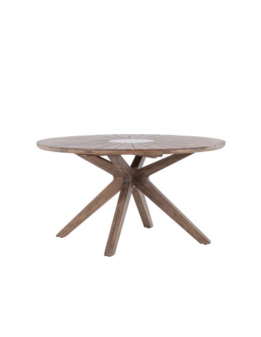 Runt matbord Rosario, Ø140 cm, Brun